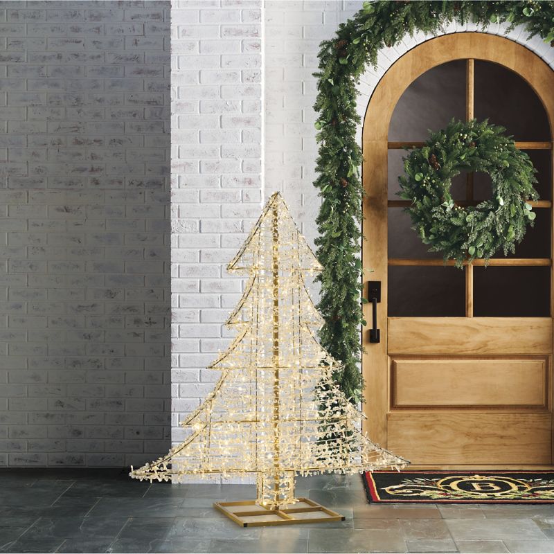 FRONTGATE GEMSTONE CHRISTMAS TREE LIGHTED OUTDOOR DISPLAY 