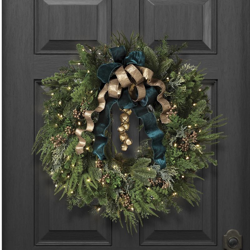 FRONTGATE 32" PRE-LIT WREATH 