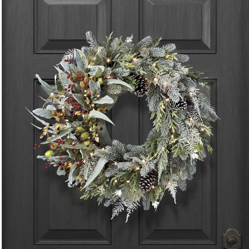 FRONTGATE 30" PRE-LIT WREATH 