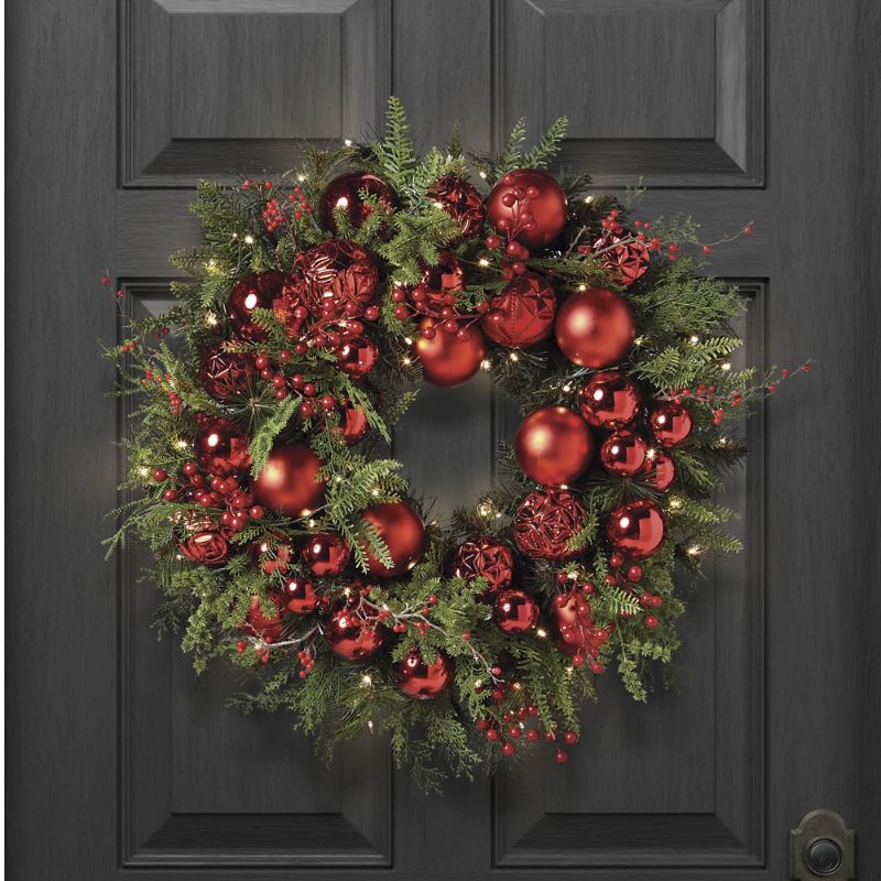 Frontgate Radiant Rouge Wreath