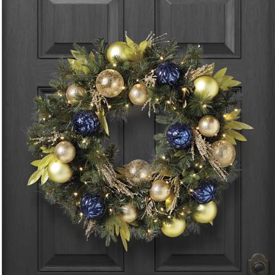 Midnight Magic Wreath