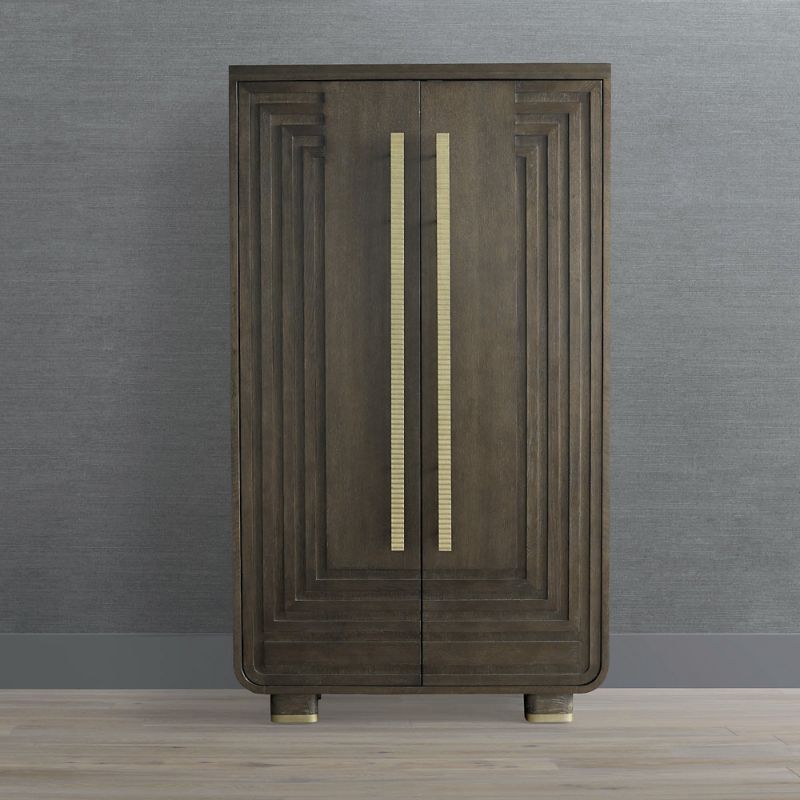 Frontgate Eros Oak Bar Cabinet