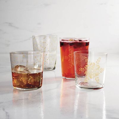 Holiday Glasses, Set of Six