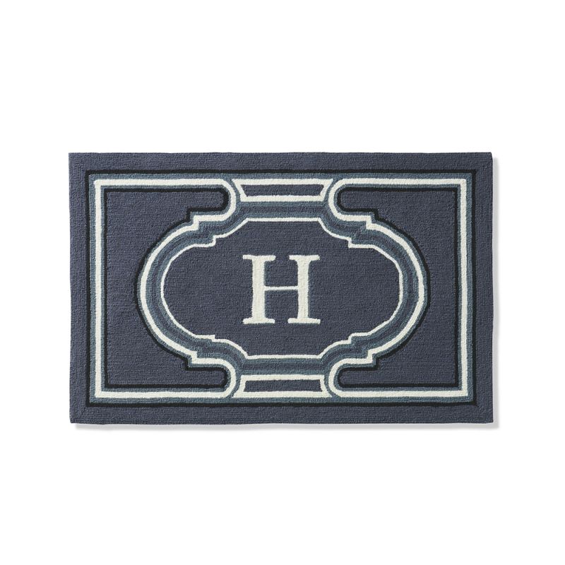 FRONTGATE BOWERY MONOGRAM DOOR MAT 