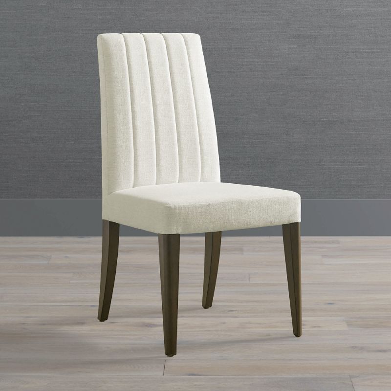 Frontgate Evie Dining Chair In Snow Crypton Nomad Performance