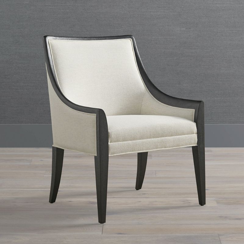 Frontgate Mirasol Dining Arm Chair In Snow Crypton Nomad Performance