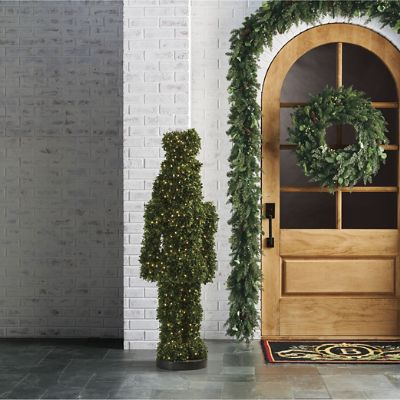 5 ft. LED Boxwood Nutcracker