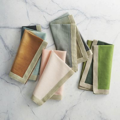 Dip Dye Napkins, Set of Four