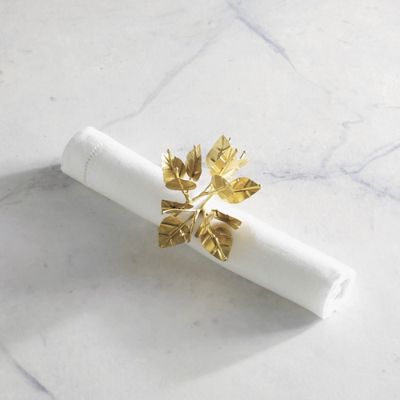 Bougainvillea Napkin Rings, Set of Four