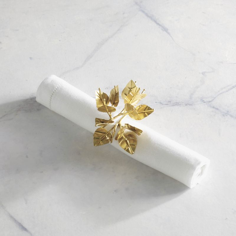 FRONTGATE SET OF 4 BOUGAINVILLEA NAPKIN RINGS 
