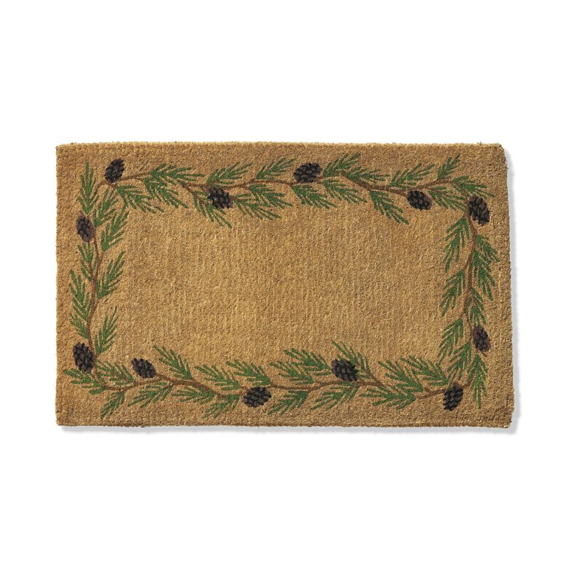 FRONTGATE AUTUMN BORDER MONOGRAM DOOR MAT 