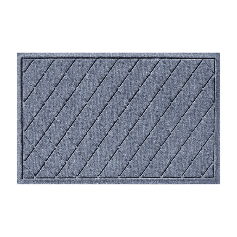 Frontgate Water & Dirt Shield  Argyle Door Mat In Blue