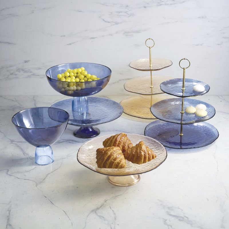 Frontgate Bradbury Serveware Collection In Bordeaux,ash