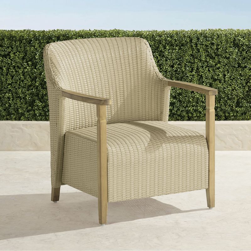 FRONTGATE SEVINO LOUNGE CHAIR IN DUNE WICKER 