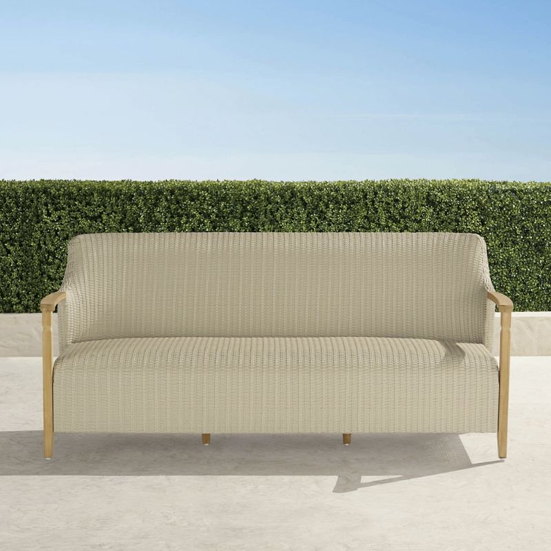 FRONTGATE SEVINO SOFA IN DUNE WICKER 