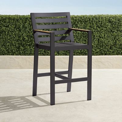 Calhoun Bar Stool in Matte Black Aluminum