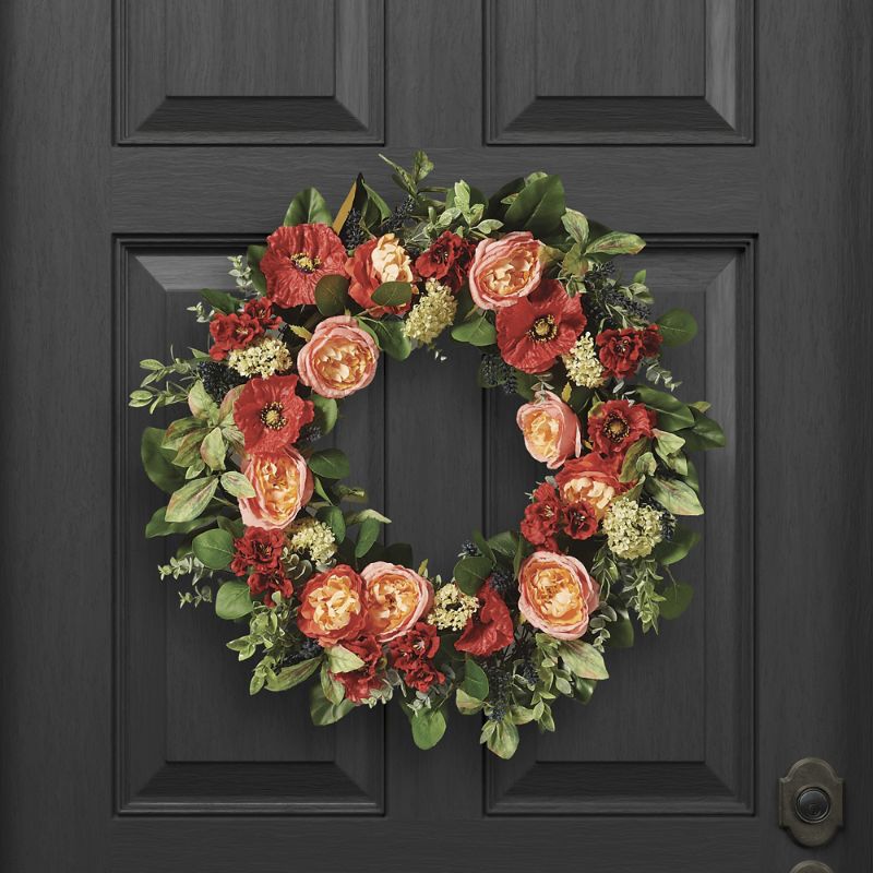 FRONTGATE SHADES OF SUMMER WREATH 