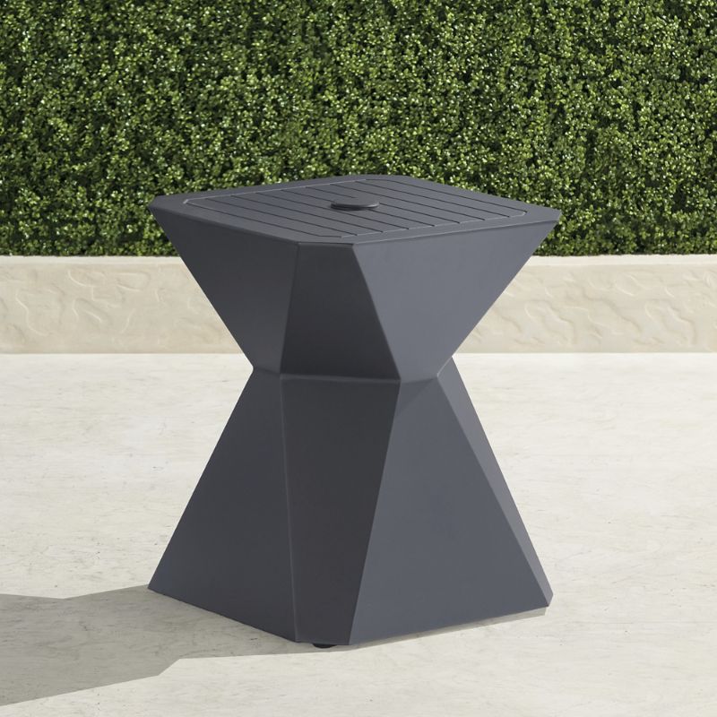 Shop Frontgate Prism Aluminum Umbrella Table