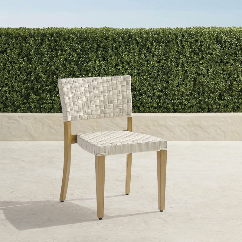 Frontgate Set Of 2 Caselle Bistro Chairs In Natural Teak