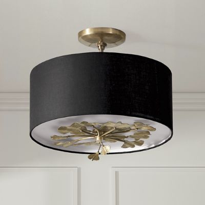 Gingko Leaf Semi-Flush Mount