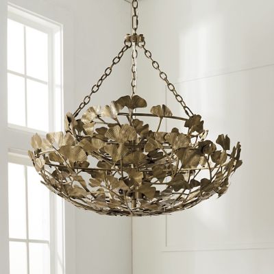 Gingko Leaf Tiered Chandelier