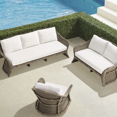 Terrace Park 3-pc. Sofa Set in Desert Wicker