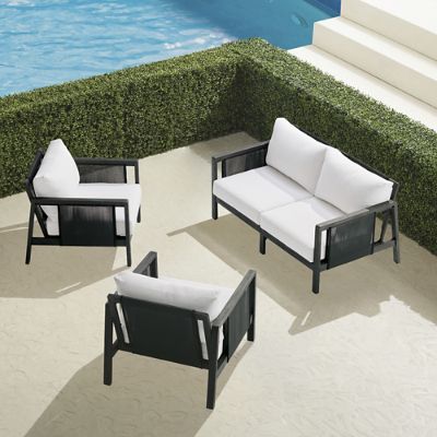 Veda 3-pc. Loveseat Set in Espresso Teak