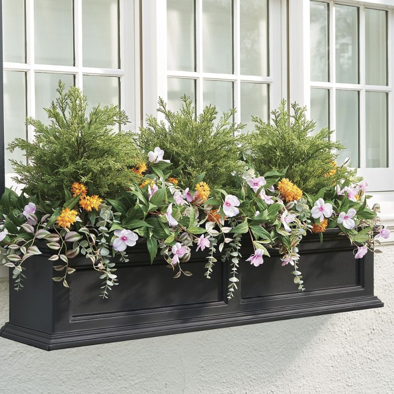 FRONTGATE INDOOR/OUTDOOR CYPRESS FLORAL WINDOW BOX FILLER 