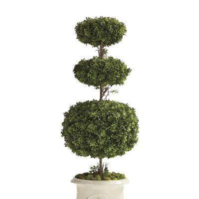 Indoor/Outdoor Three-Tier Boxwood Topiary