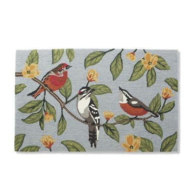 Backyard Birds Door Mat