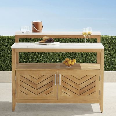 Westport Bar in Natural Teak