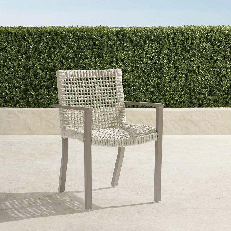 Frontgate Isola Dining Arm Chair In Rope