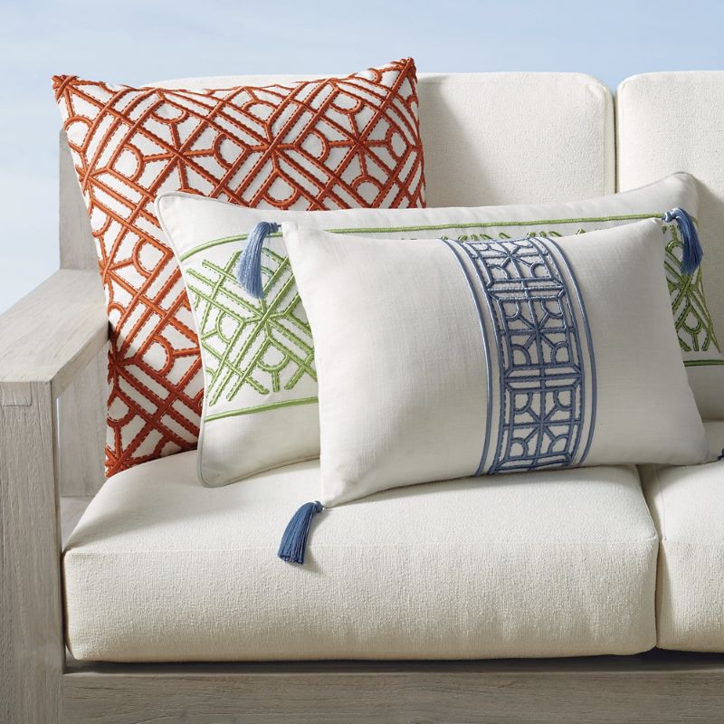 Frontgate Arielle Indoor/outdoor Pillow Covers In Melon