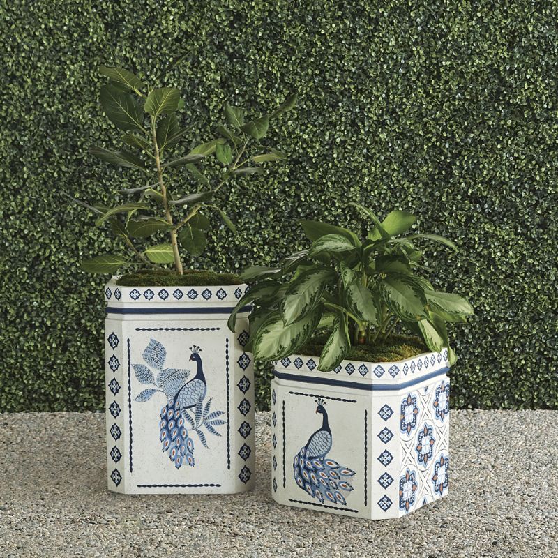 Shop Frontgate Azura Handpainted Planter