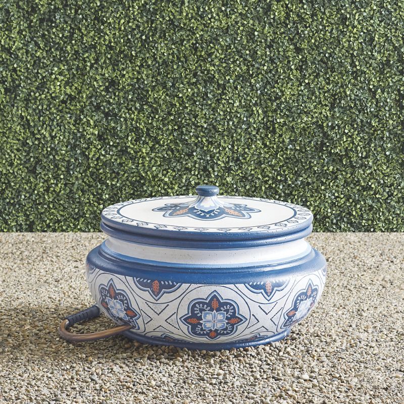 Frontgate Azura Handpainted Hose Pot