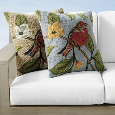 Backyard Birds Indoor/Outdoor Pillow