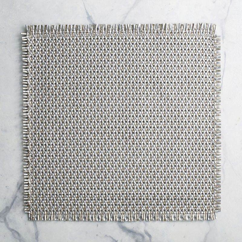 FRONTGATE SET OF 2 FRINGE PLACEMAT 