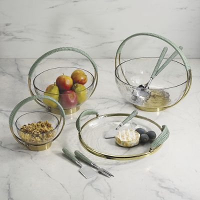 Ray Glass Woven Serveware