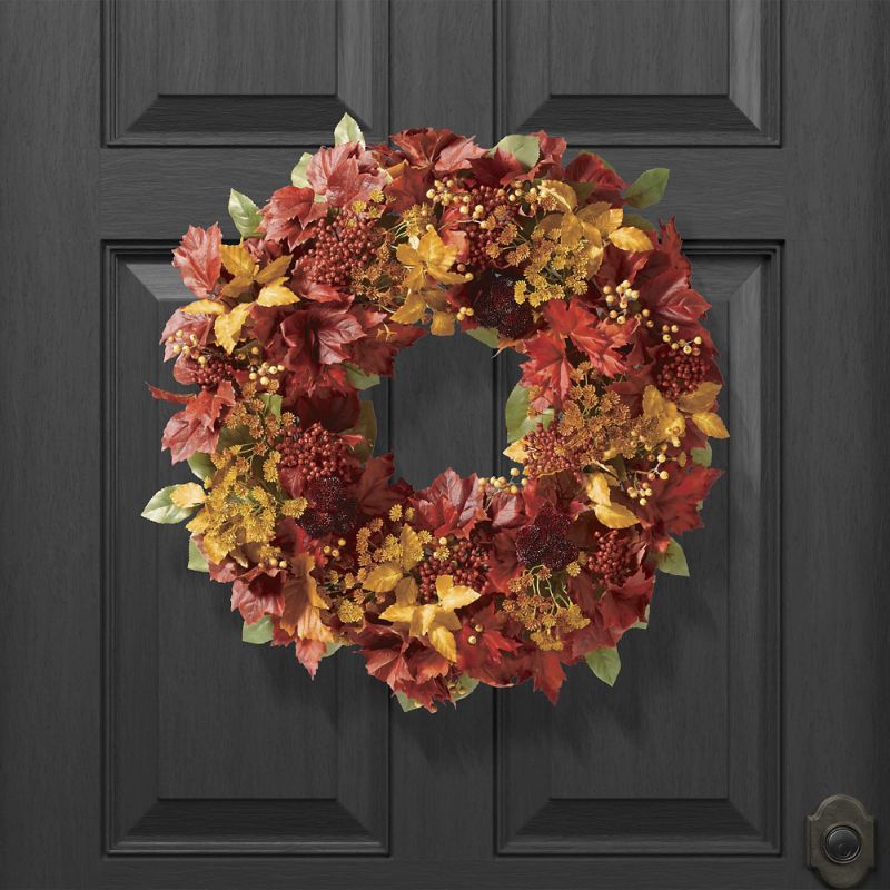 Frontgate Golden Glow Harvest Wreath