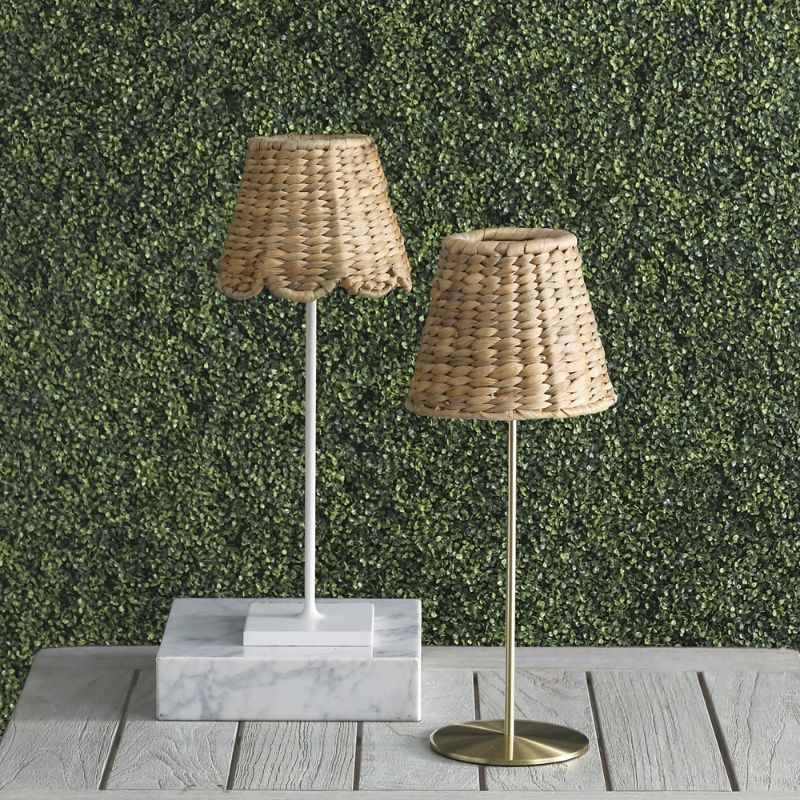 Frontgate Woven Table Lamp Shade Cover