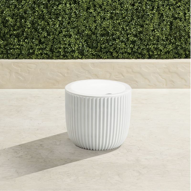 Frontgate Soleil Storage Side Table