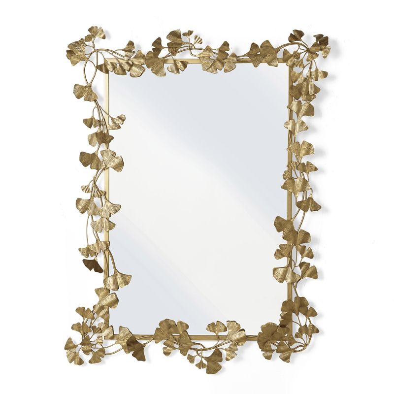 Frontgate Gingko Leaf Wall Mirror