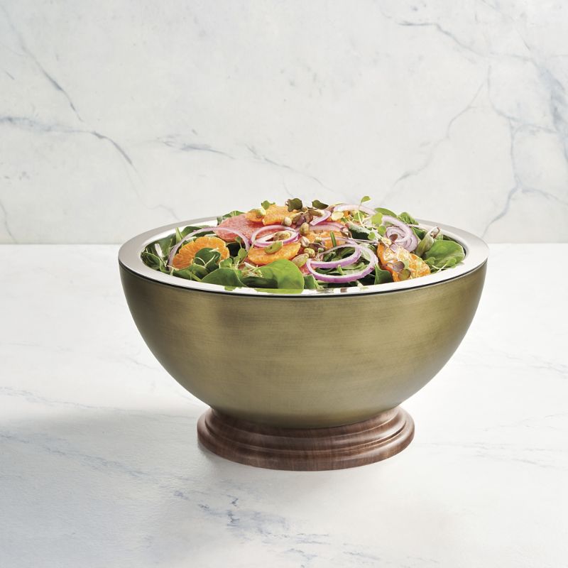 Frontgate Chef Symon Serving Bowl In Metallic