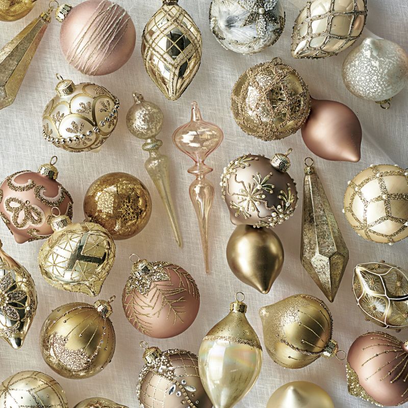 Frontgate Gleam And Glisten Ornament Collection