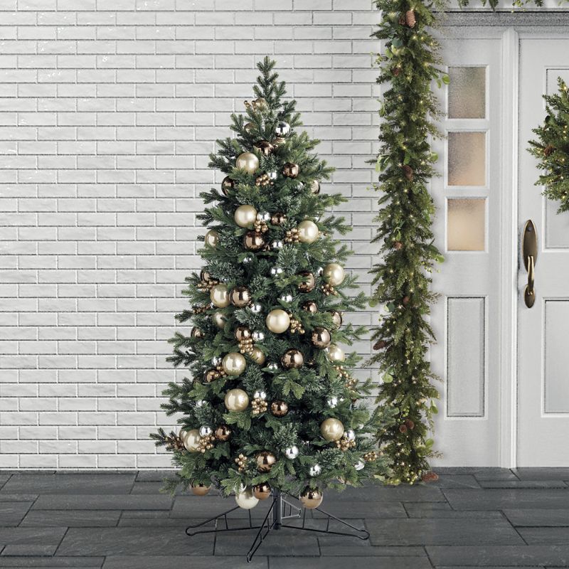 Frontgate Toasted Bronze Shatterproof Indoor/outdoor 7 Ft. Tree In Green