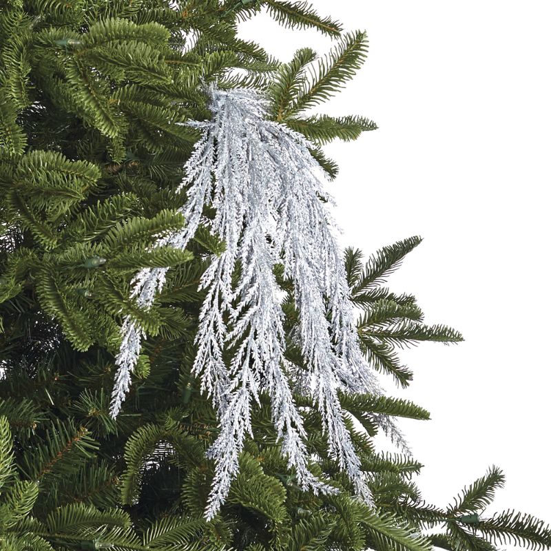 Frontgate Set Of 6 Glittered Amaranthus Sprays