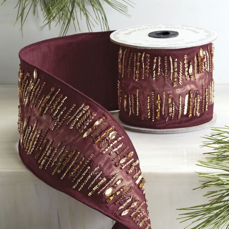 Frontgate Merry Merlot Ribbon