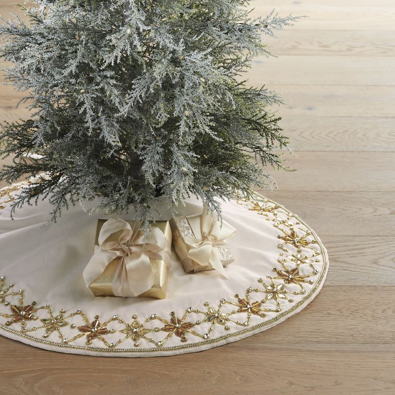 Frontgate Gleam And Glisten Mini Tree Skirt