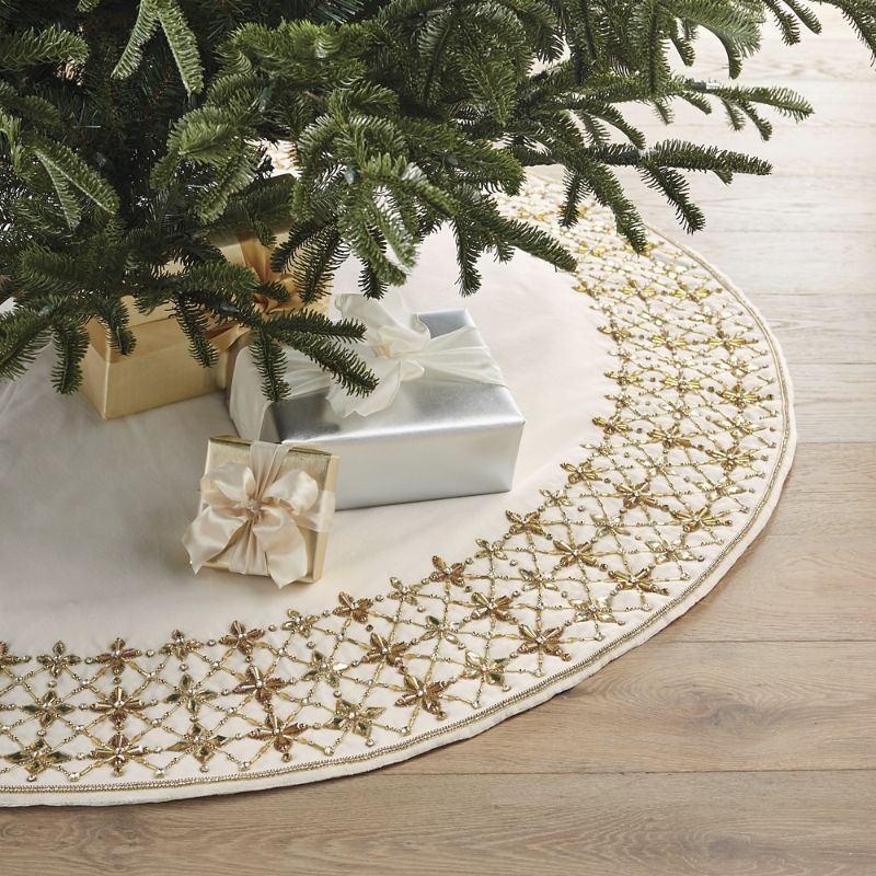 Frontgate Gleam And Glisten Tree Skirt