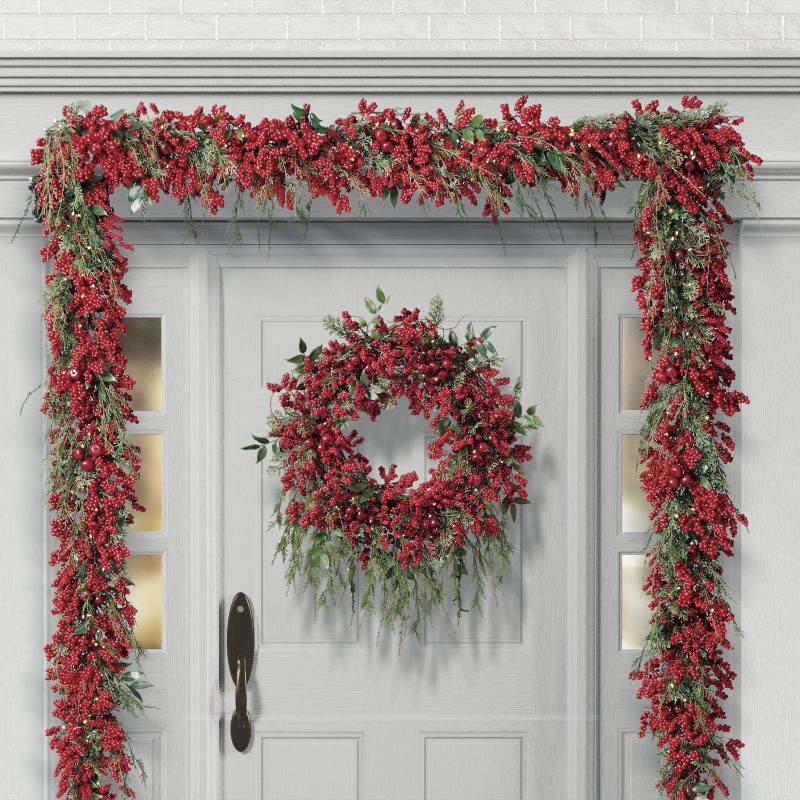 Frontgate Merry Berry And Cypress Greenery Collection
